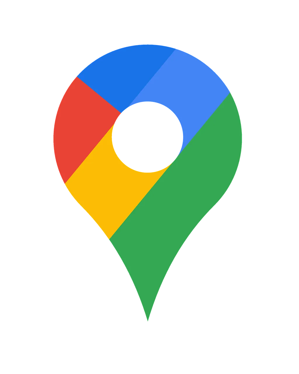 Ícone de localização do Google Maps representando presença digital local