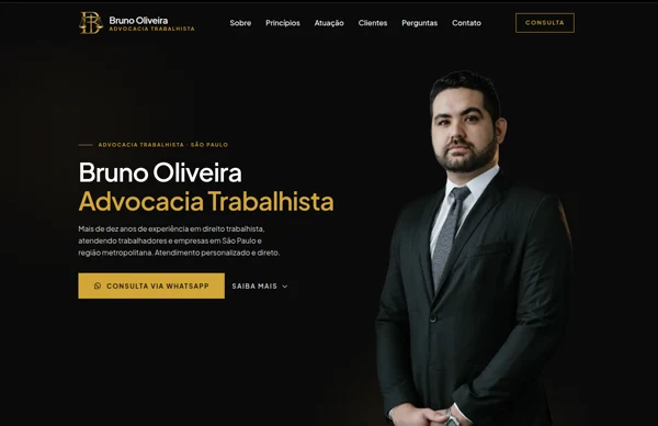 Preview do site Bruno Oliveira